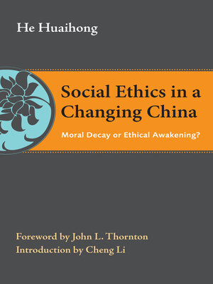 cover image of Social Ethics in a Changing China